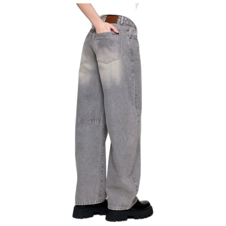 Jean Baggy Grey 47 Street Mujer