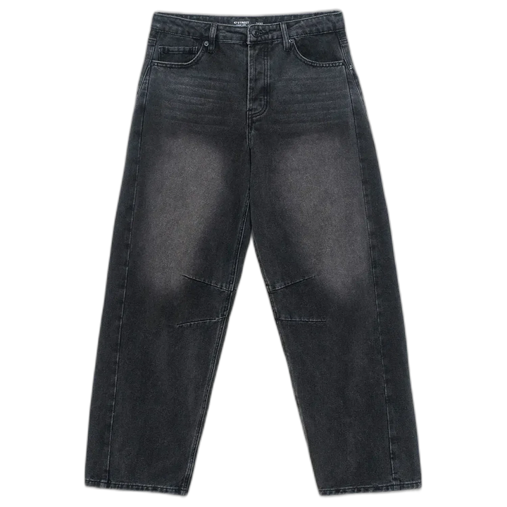 Jean Barrel Black 47 Street Mujer