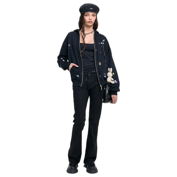 Campera 47 Street Stickers para Mujer