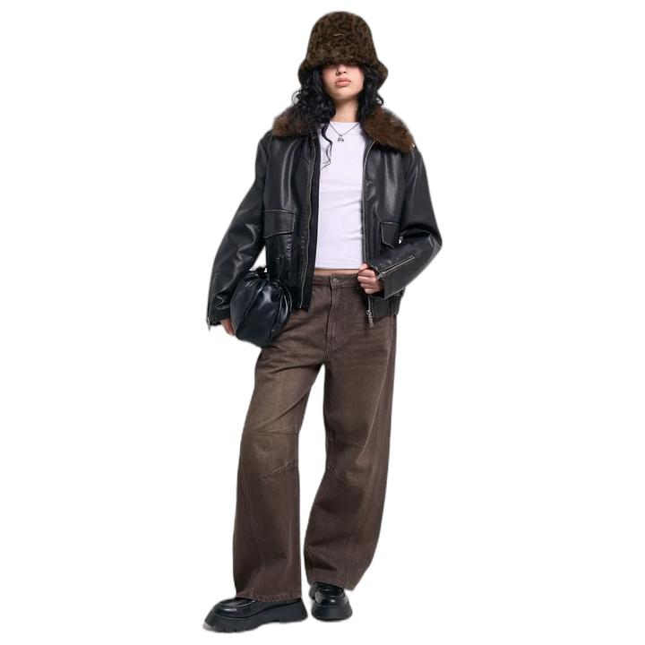 Jean Baggy Rules Brown 47 Street Mujer