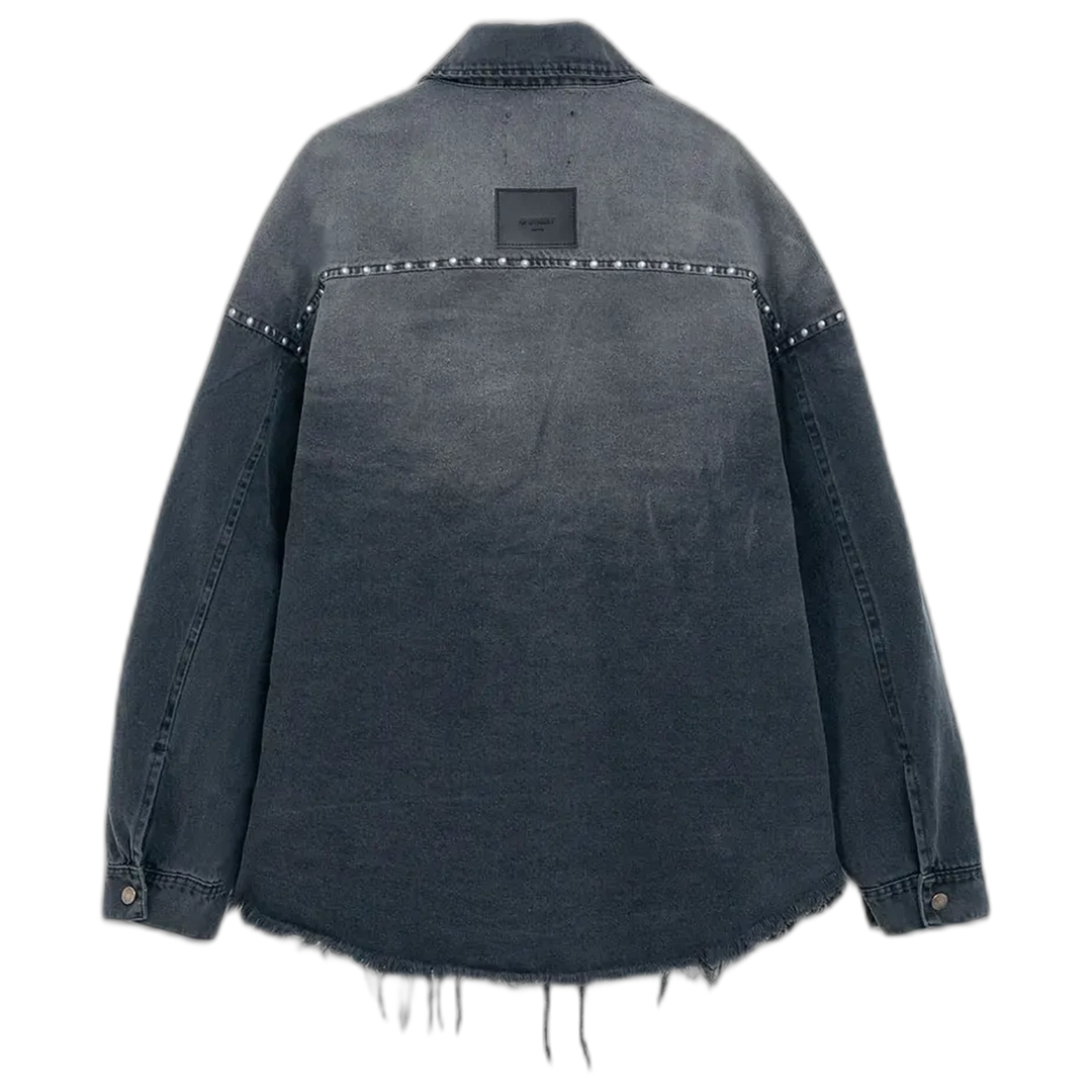Chaqueta Over Metal Mujer 47 Street Gabardina con Tachas
