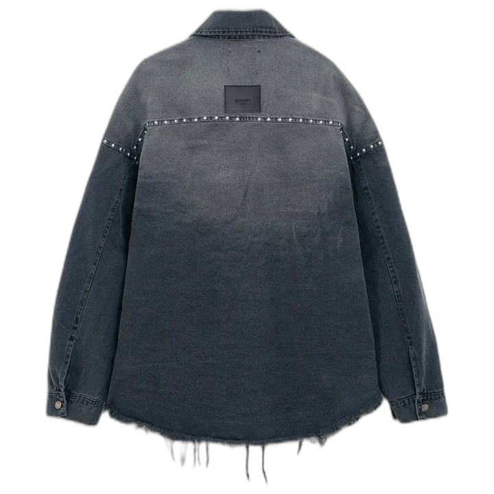 Chaqueta Over Metal Mujer 47 Street Gabardina con Tachas