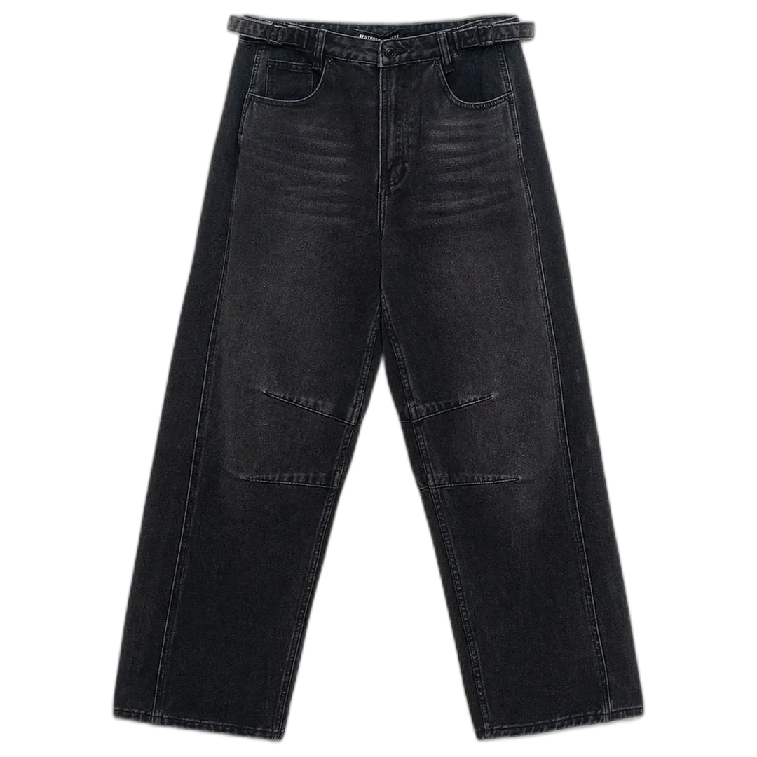 Jean Baggy Rules Black 47 Street Mujer