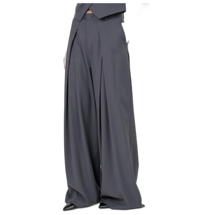 Pantalón Melocoton Angelina Tiro Alto Lino Babucha