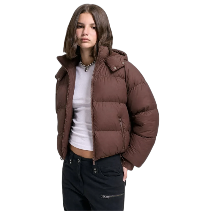 Campera Pause 47 Street Mujer Abrigada con Capucha