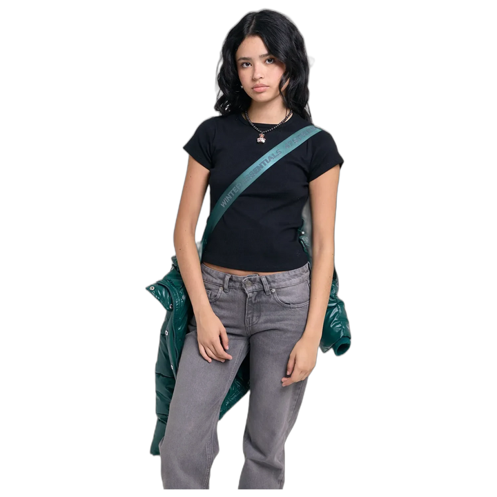 Campera 47 Street Lean Puffer Mujer con Cierre Frontal