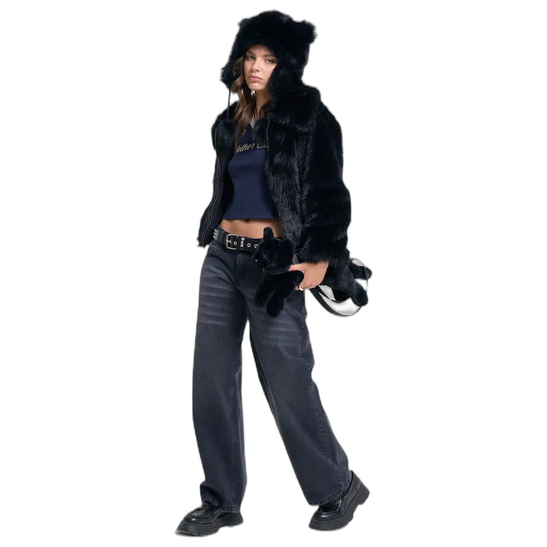 Jean 47 Street Baggy Low Black para Mujer