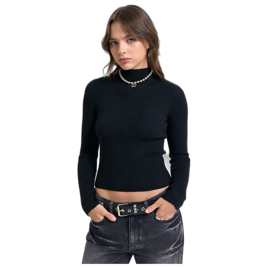 Sweater Essentials 47 Street Mujer Cuello Semi Polera