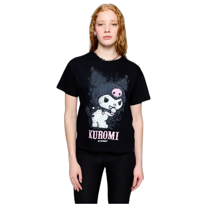Remera 47 Street Kitty Kuromi Mujer