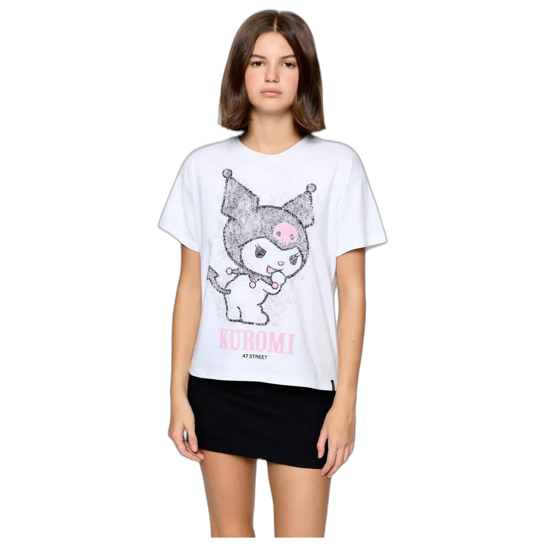 Remera 47 Street Kitty Kuromi Mujer