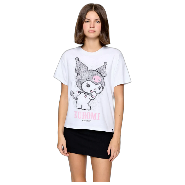 Remera 47 Street Kitty Kuromi Mujer