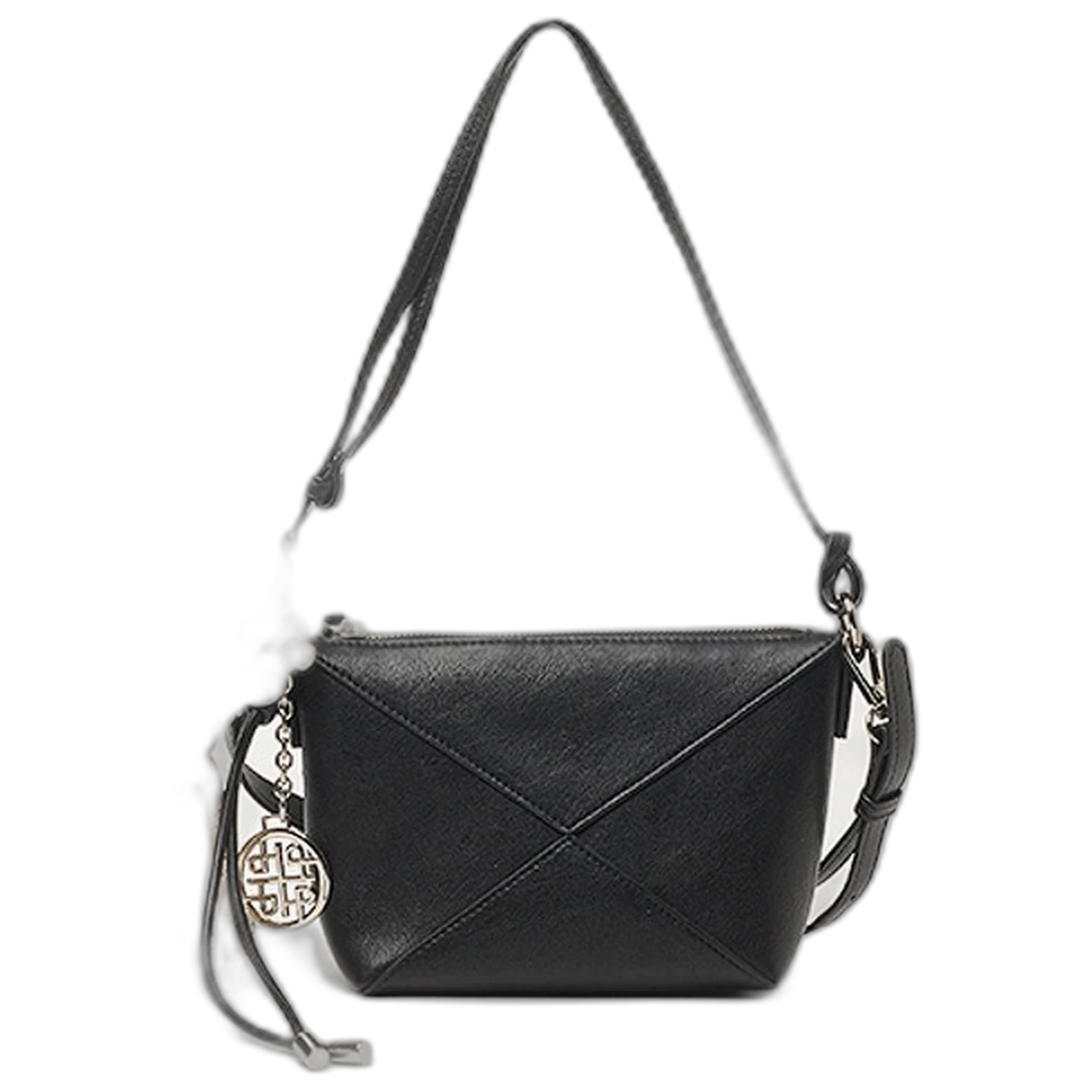 Bandolera Hush Puppies Salice Compacta Con Correas Desmontables Negra