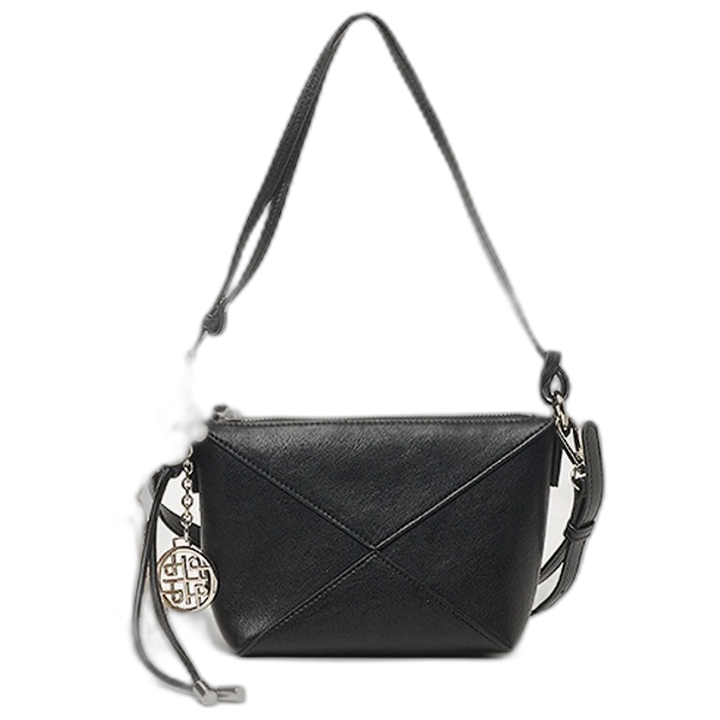 Bandolera Hush Puppies Salice Compacta Con Correas Desmontables Negra