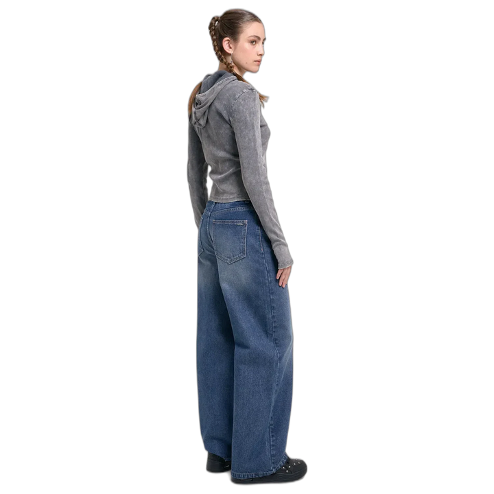 JEAN WIDE LEG BLUE