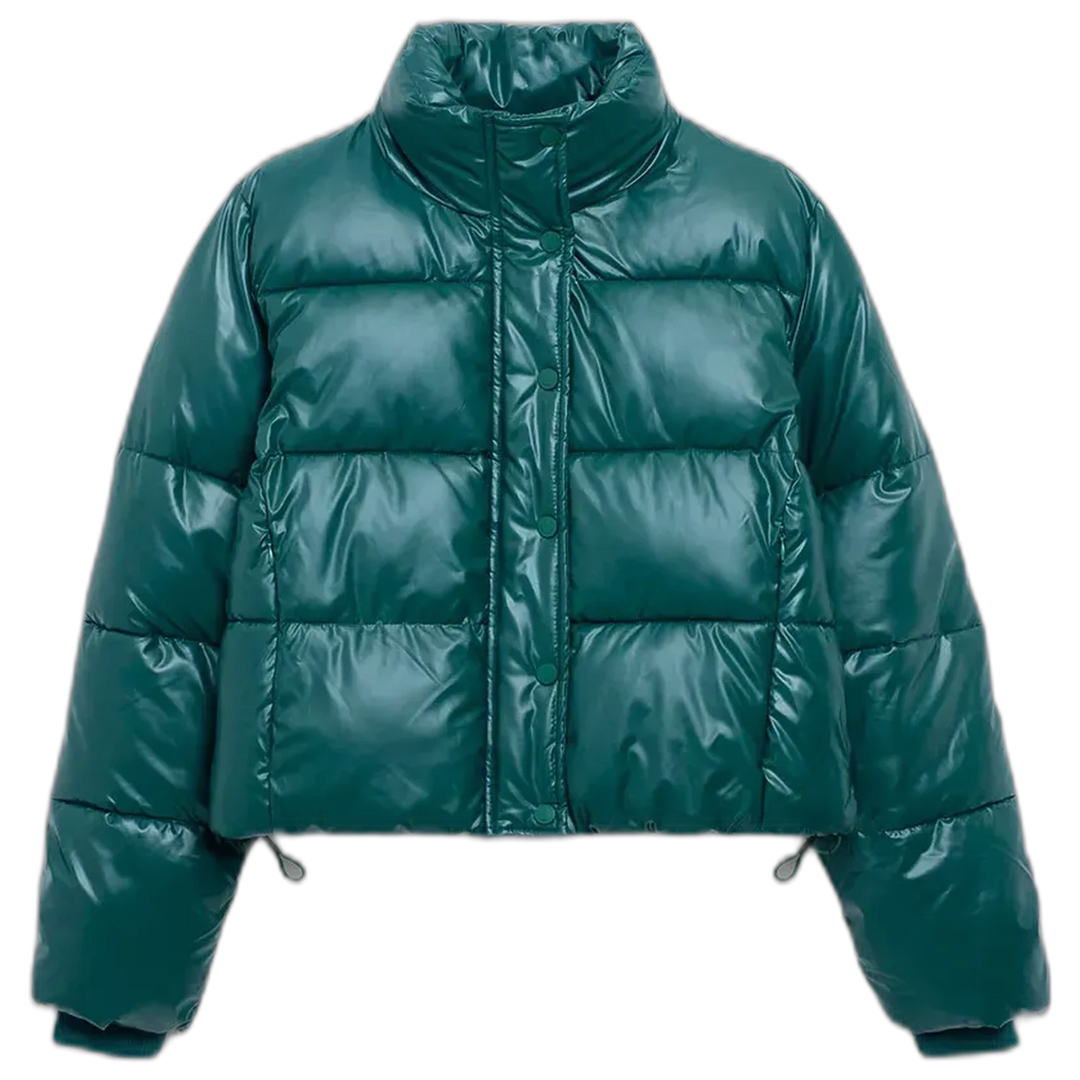Campera 47 Street Lean Puffer Mujer con Cierre Frontal