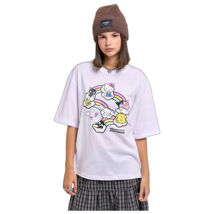 Remera 47 Street Kitty Rainbow para Mujer