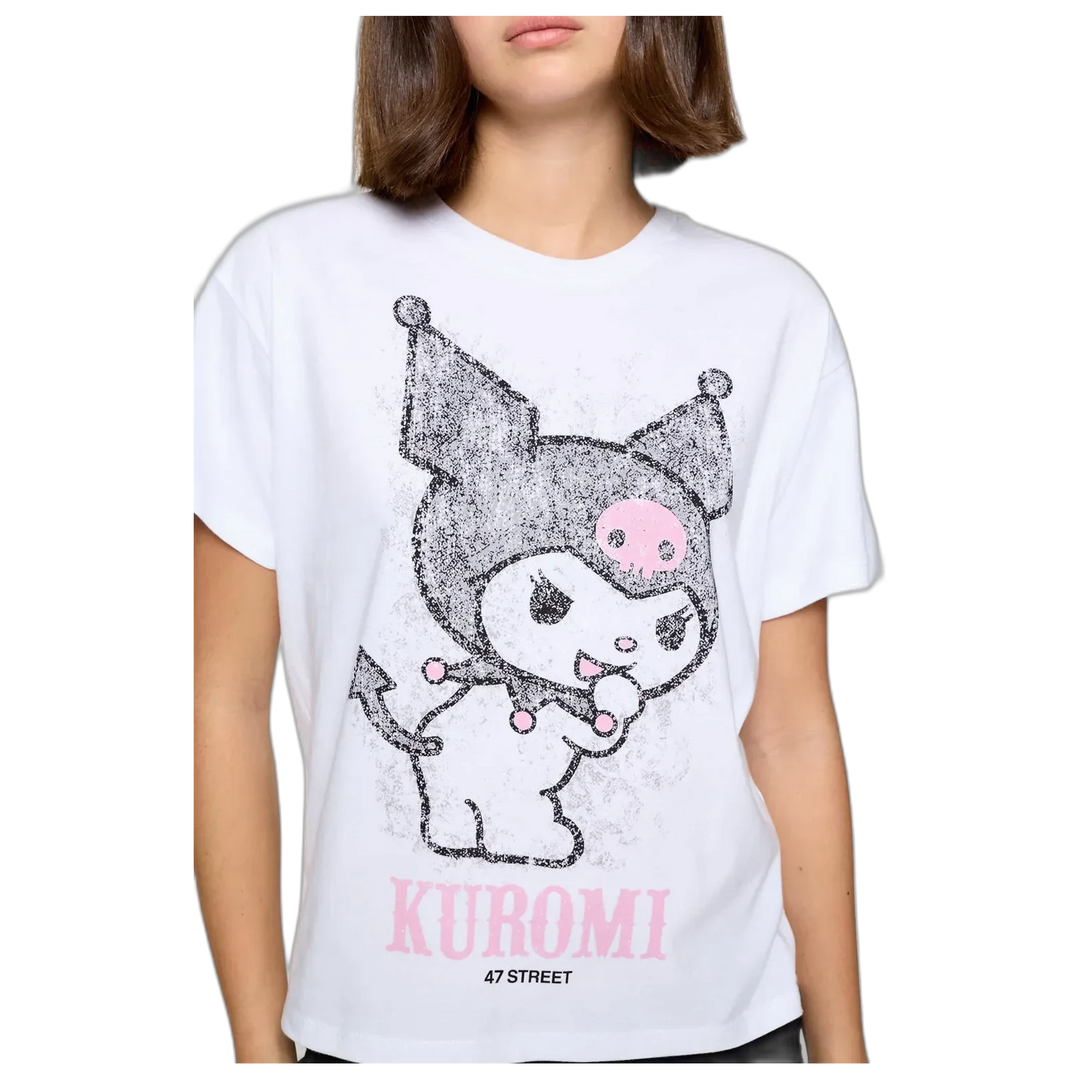 Remera 47 Street Kitty Kuromi Mujer