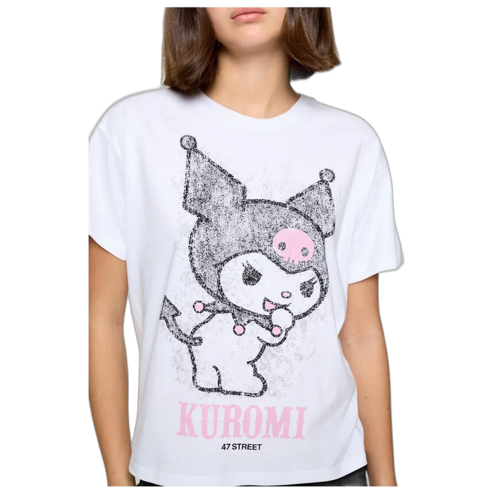 Remera 47 Street Kitty Kuromi Mujer