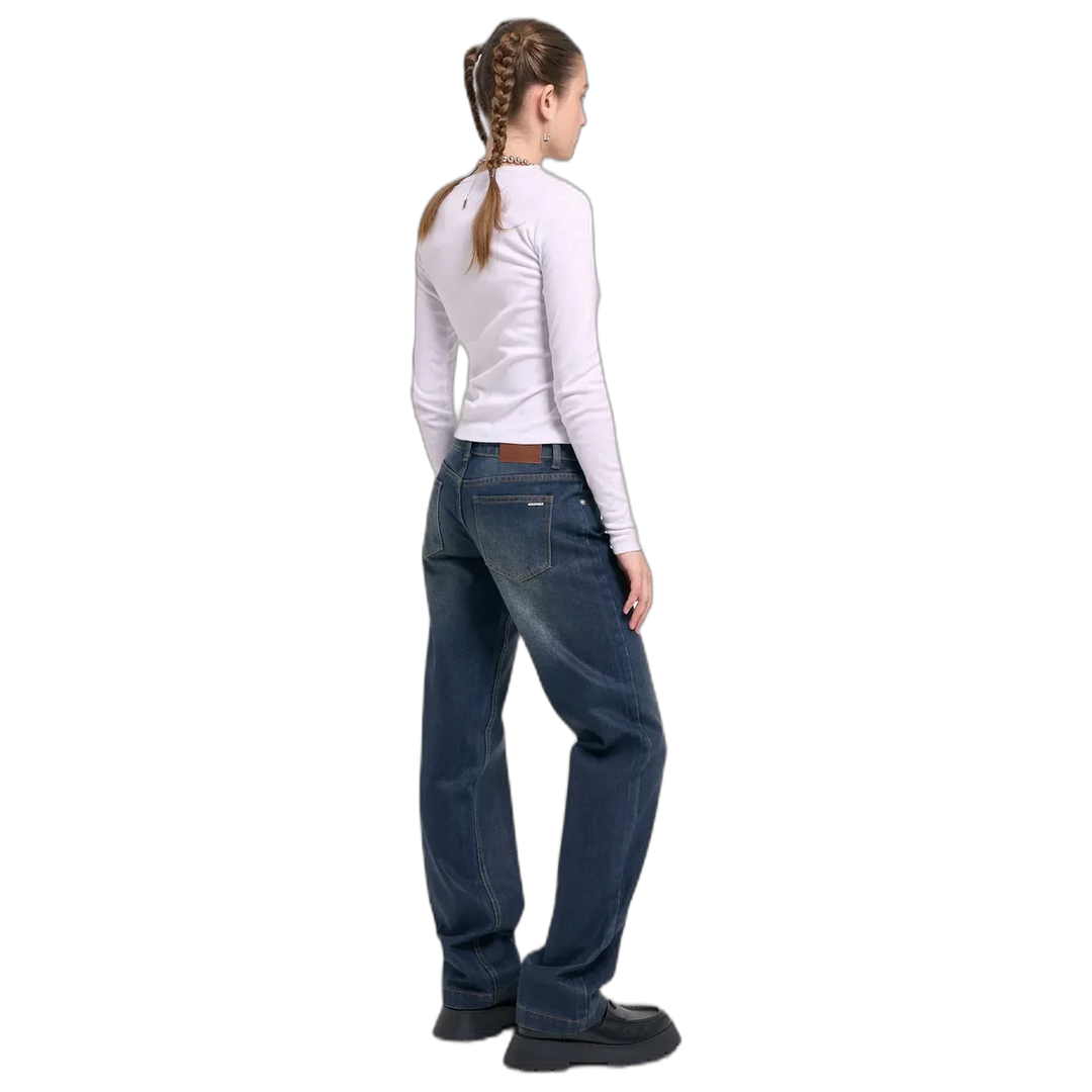 JEAN LOW RISE GUMMED
