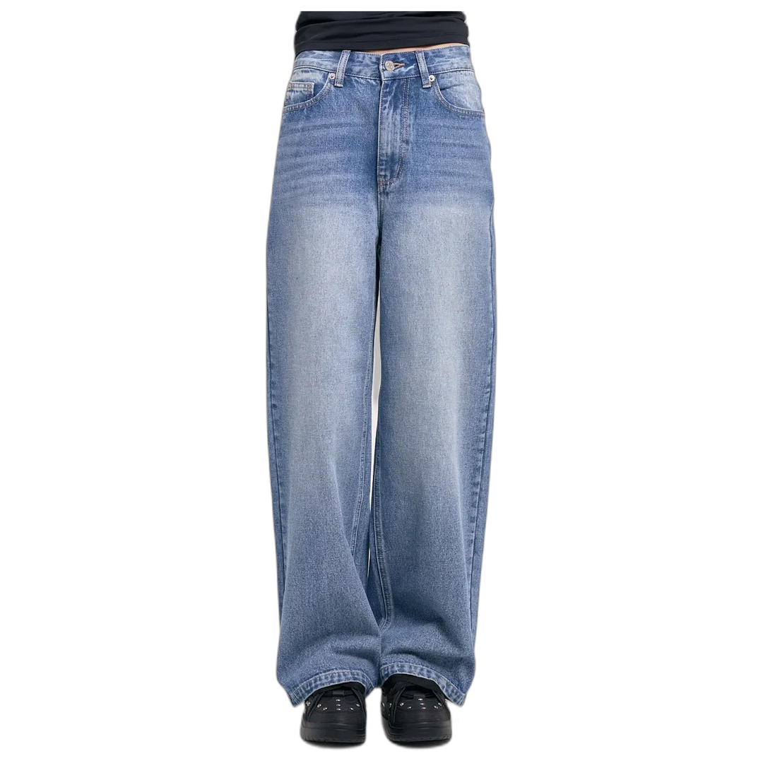 JEAN WIDE LEG BLEACH