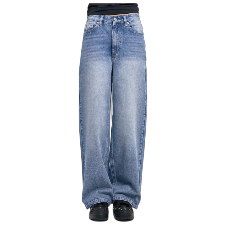 JEAN WIDE LEG BLEACH