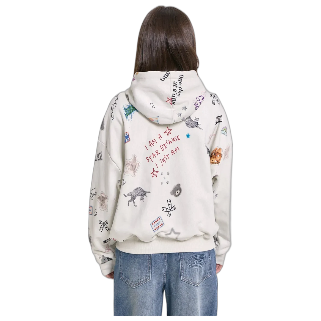 Campera 47 Street Artsy con Capucha para Mujer