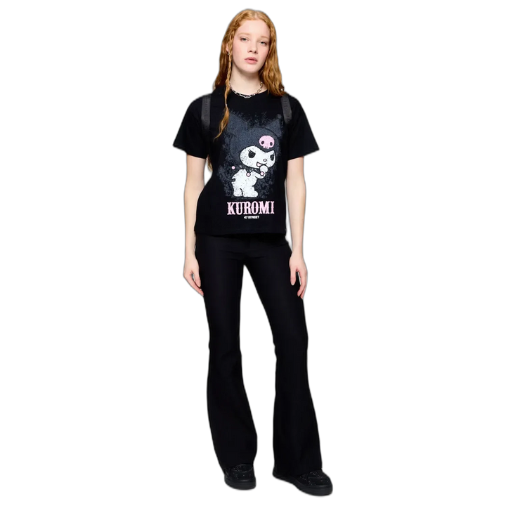 Remera 47 Street Kitty Kuromi Mujer