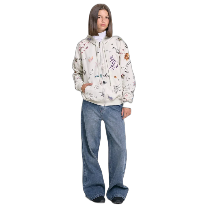 Campera 47 Street Artsy con Capucha para Mujer