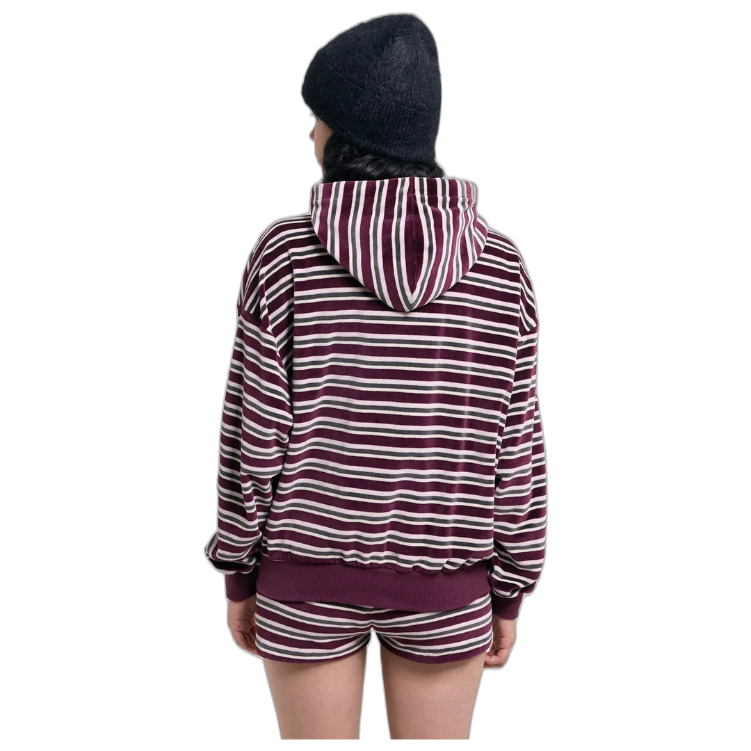 Campera 47 Street Plush Stripe Mujer