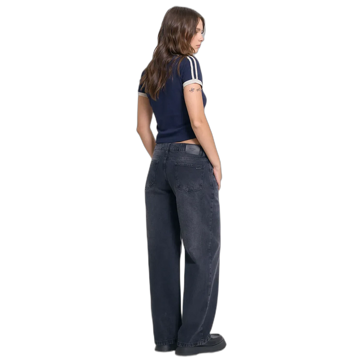 Jean 47 Street Baggy Low Black para Mujer