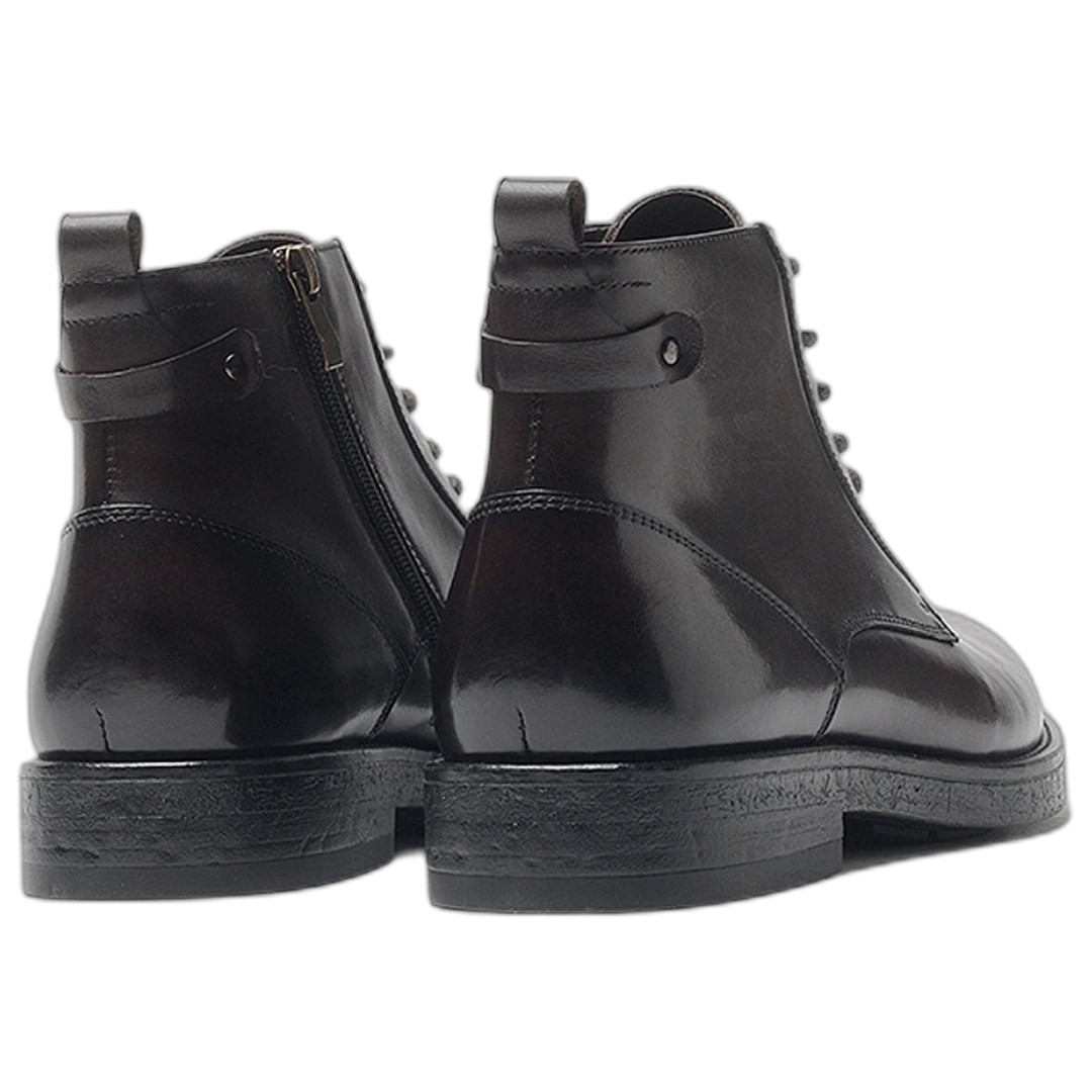 Borcego Hush Puppies Auster Marrón Cuero Hombre