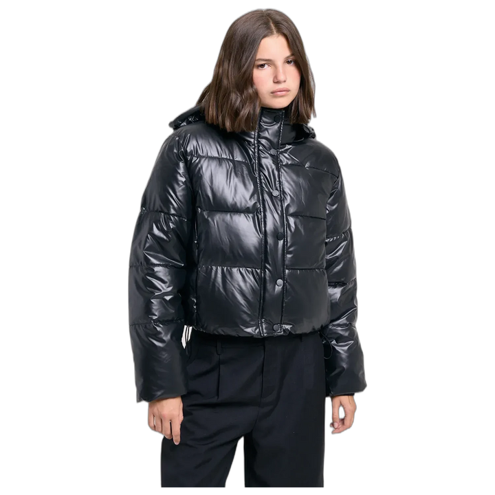 Campera 47 Street Lean Puffer Mujer con Cierre Frontal