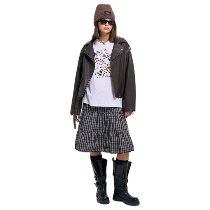Remera 47 Street Kitty Rainbow para Mujer