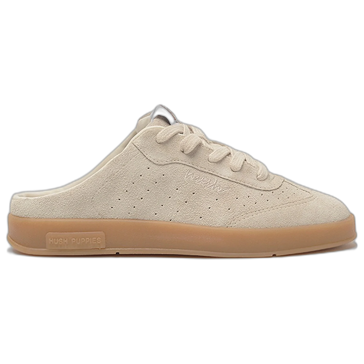 Zueco Hush Puppies Akira Cuero Descarne Beige