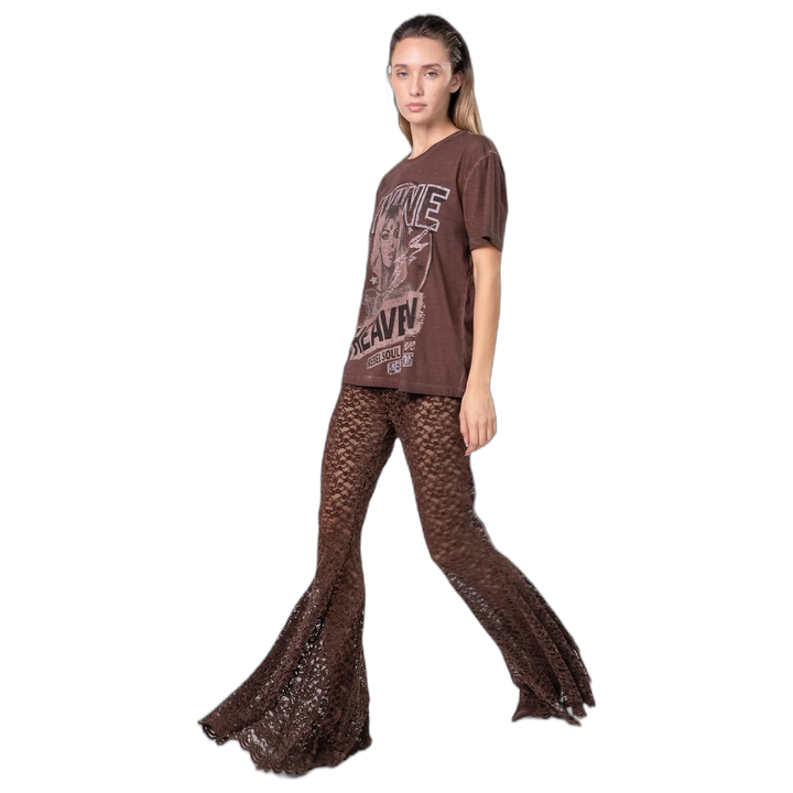 Remera Melocoton Heaven Estampada Oversize Algodón