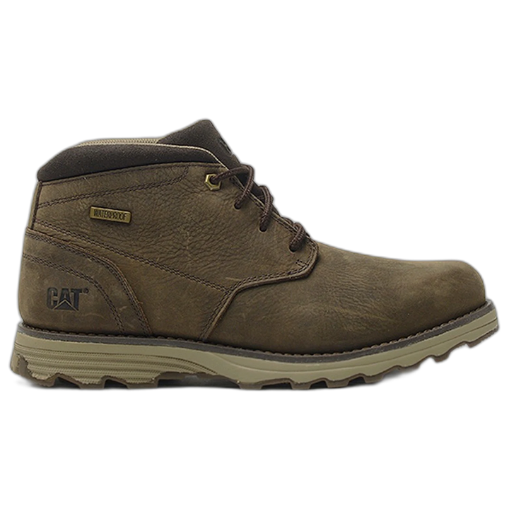 Borcego Caterpillar Elude WP Cuero Waterproof Hombre Marron