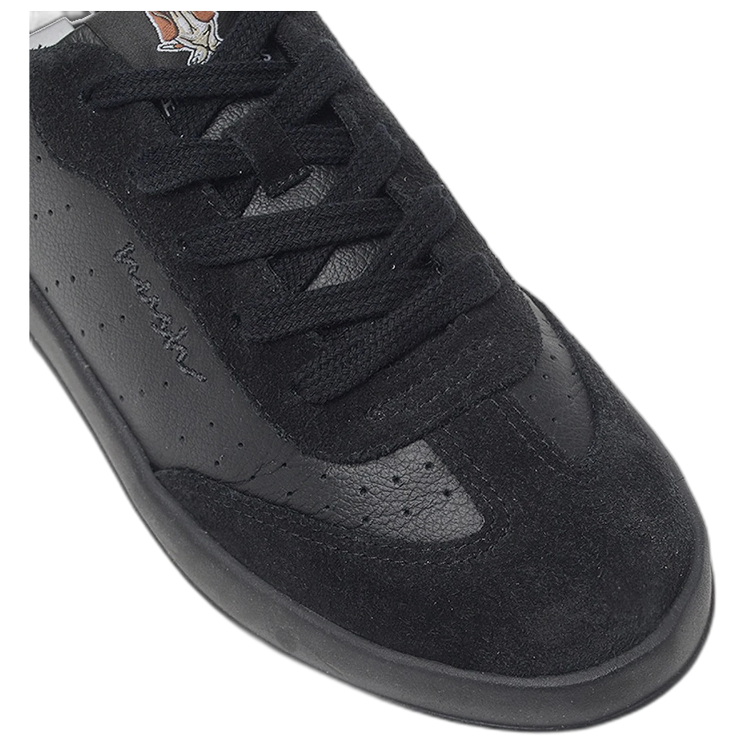 Zapatillas Hush Puppies Akira Cuero Descarne Negro Mujer