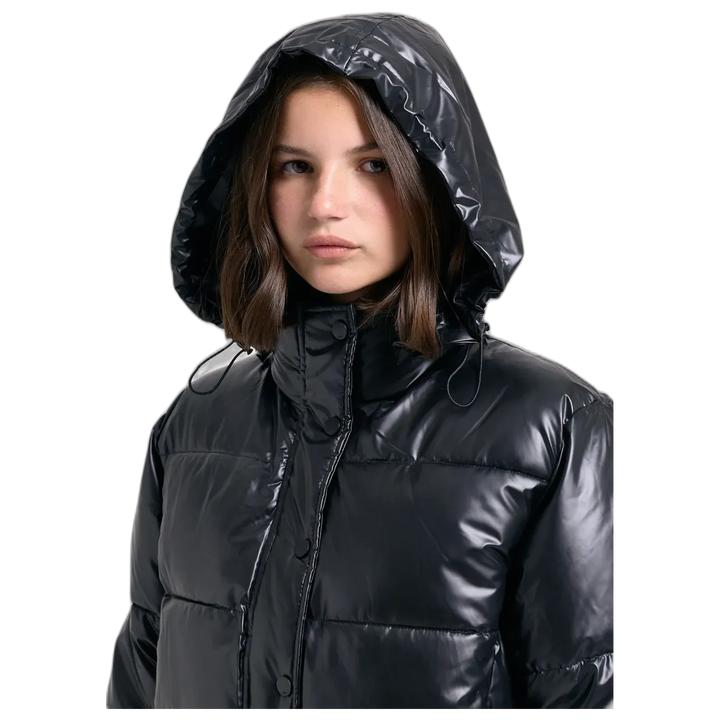 Campera 47 Street Lean Puffer Mujer con Cierre Frontal