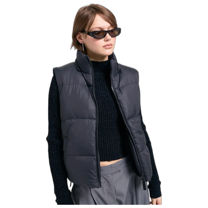Campera Lock 47 Street Mujer Abrigada con Capucha