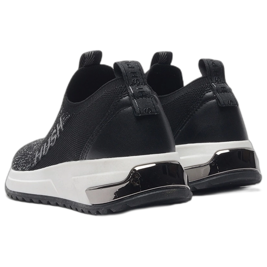 Zapatilla Hush Puppies Cien Slip On Ortholite Negra