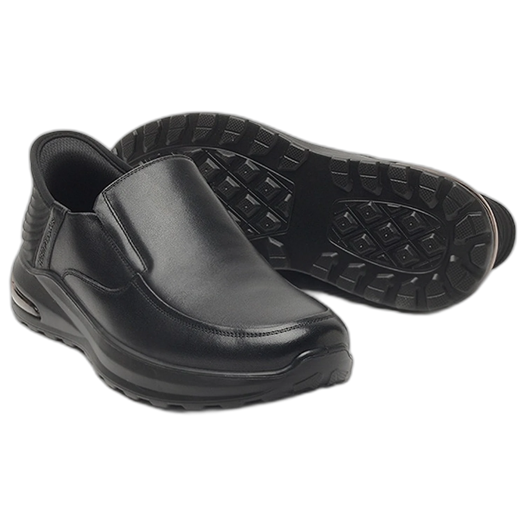 Zapato Hush Puppies Sutton 2.0 Cuero All Day Support Negro