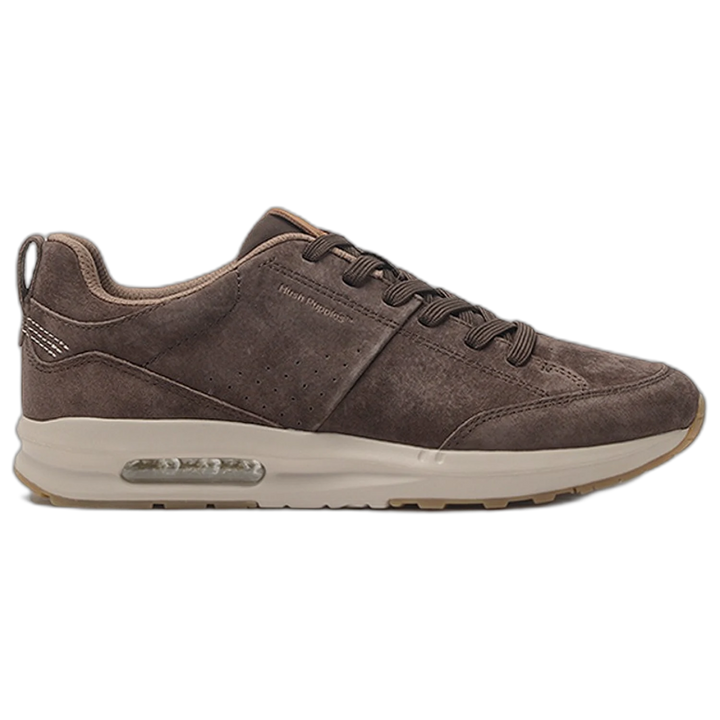 Zapatilla Hush Puppies Marko Cuero Suede Waterproof Marron
