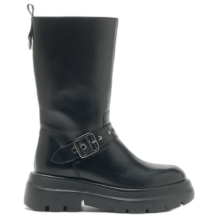 Bota Hush Puppies Florence  Caña Alta Zero G Negra
