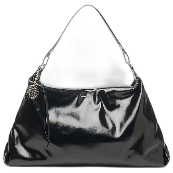 Cartera Hush Puppies Taggia Negra Al Hombro Con Cierre