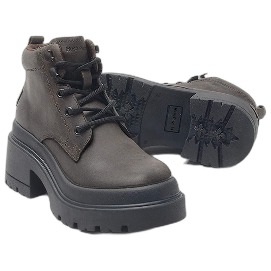 Borcego Hush Puppies Morris Negro Mujer