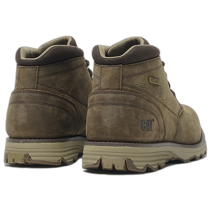 Borcego Caterpillar Elude WP Cuero Waterproof Hombre Marron