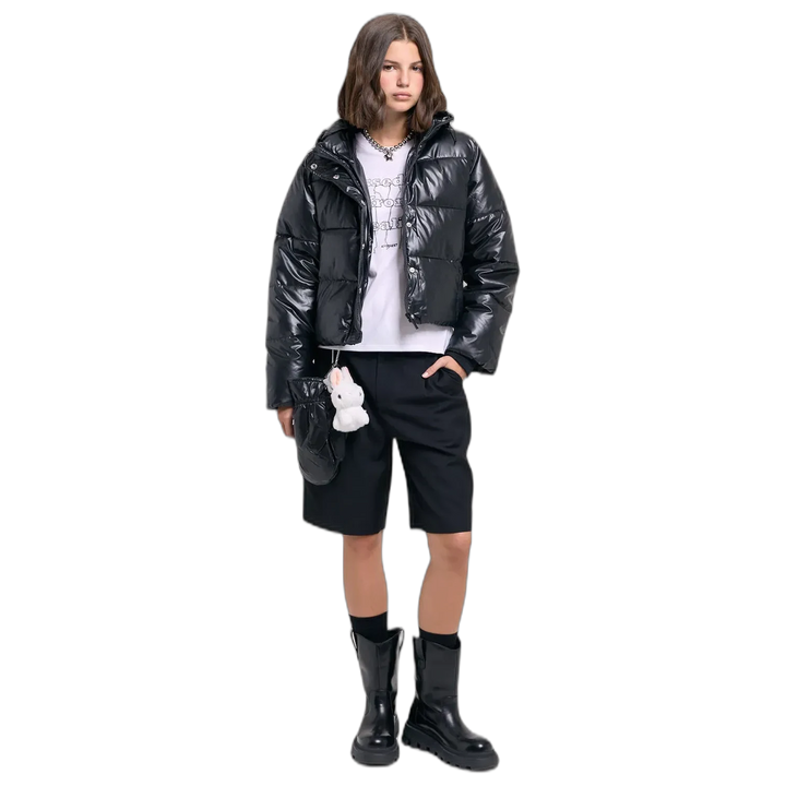 Campera 47 Street Lean Puffer Mujer con Cierre Frontal