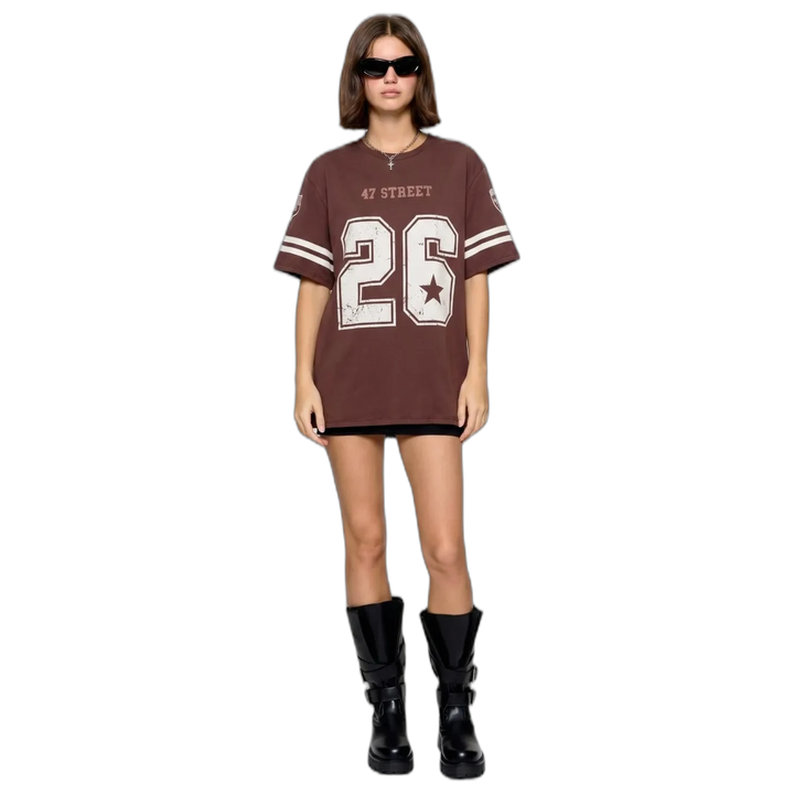 Remerón 47 Street Star League Mujer Oversize
