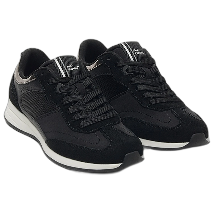 Zapatilla Hush Puppies Cairo Ortholite Antideslizante Negra