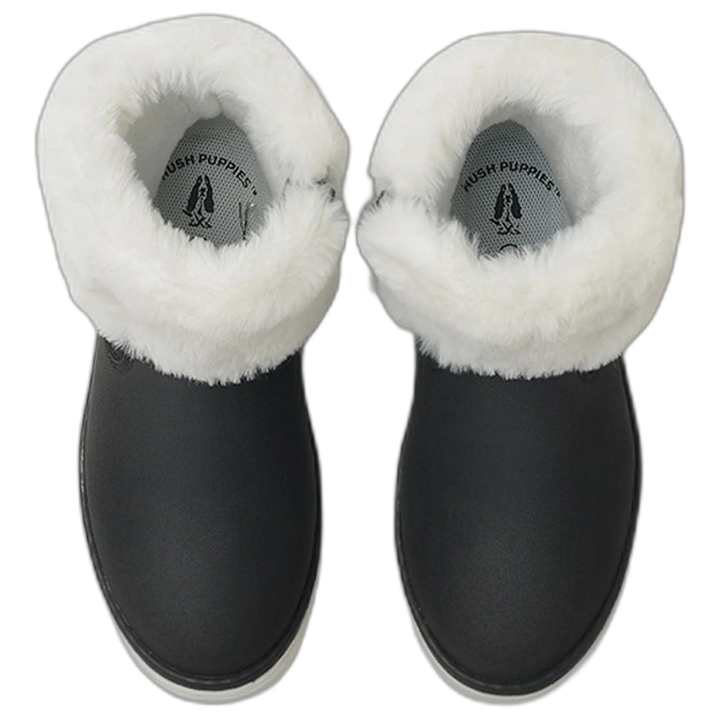 Bota Hush Puppies Ana Caña Media Zero G Mujer Negra